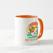 Mug La meilleure mère de Calico pour toujours Cute Cal (Devant droit)
