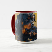 Mug La meilleure mère de chien au monde (Devant gauche)