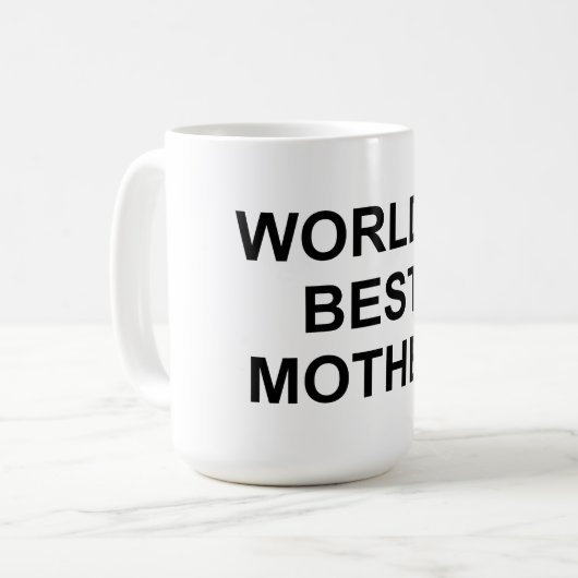 Mug La meilleure mère du monde (Devant gauche)