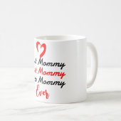 Mug la meilleure mère maman maman jamais (Devant droit)