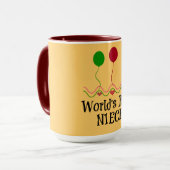 Mug La meilleure nièce du monde (Devant gauche)