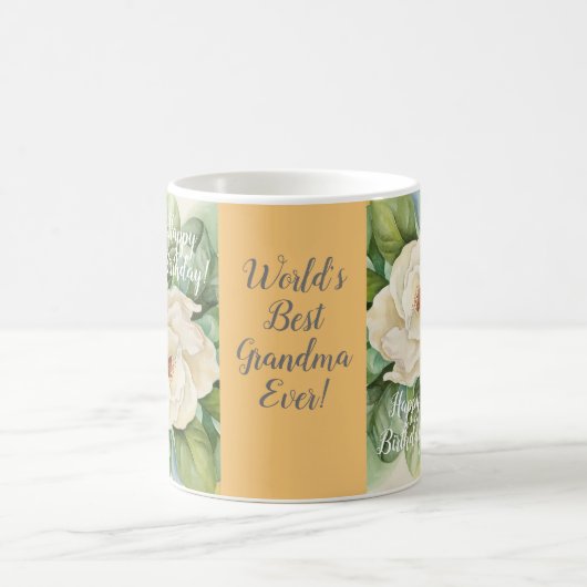 Mug La meilleure peinture de fleur de magnolia (Centre)