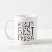 Mug La meilleure personne du monde (Gauche)