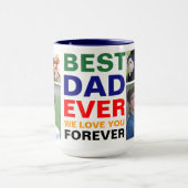 Mug La meilleure photo d'amour de papa pour toujours (Centre)