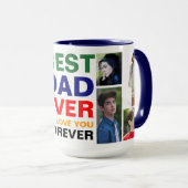 Mug La meilleure photo d'amour de papa pour toujours (Devant droit)