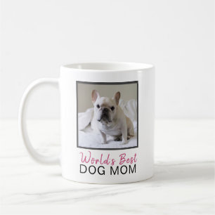 Mug La meilleure photo de chien de carré de maman du