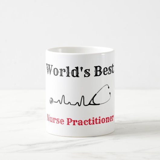 Mug La meilleure praticienne de l'infirmière du monde, (Centre)