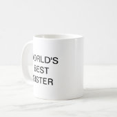Mug La meilleure soeur du monde (Devant gauche)