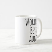Mug La meilleure tante du monde (Devant droit)