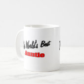 Mug La meilleure tante du monde (Devant gauche)