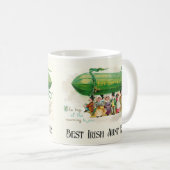 Mug La meilleure tante irlandaise de St Patrick jamais (Devant droit)