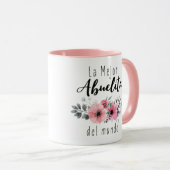 Mug La Mejor Abuelita del Mundo (Devant droit)
