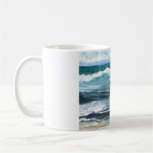 Mug La mer du cricket - cadeaux de plage de ressacs (Gauche)