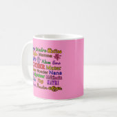 Mug La mère de mot dans beaucoup de langues (Devant gauche)