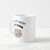 Mug La mère du meilleur chat du monde (Devant gauche)