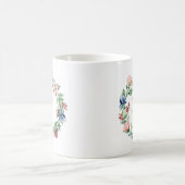 Mug La MÈRE la plus aimée Couronne florale (Centre)