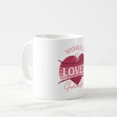 Mug La mère la plus aimée du monde (Devant gauche)