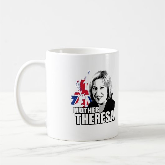 Mug La mère Theresa peut - (Gauche)