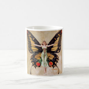 Mug La métamorphose de la fille Flapper au papillon 19