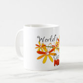 Mug La Mimi la plus cool du monde floral (Devant gauche)