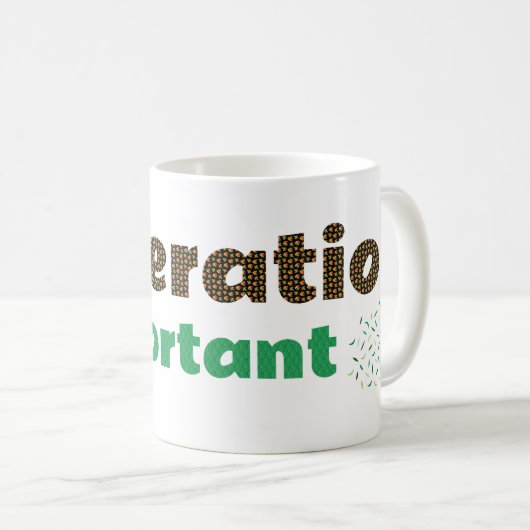 Mug La modération est importante EN (Devant droit)