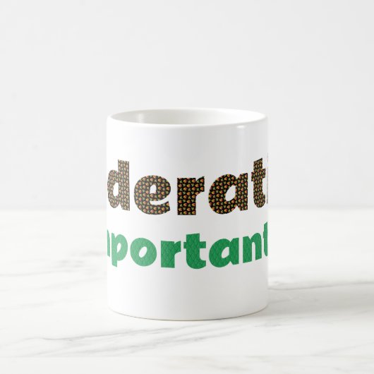 Mug La modération est importante EN (Centre)