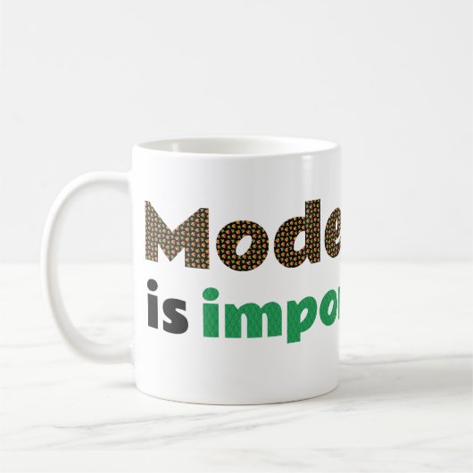 Mug La modération est importante EN (Gauche)