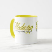 Mug La modestie est une vertu (Devant gauche)