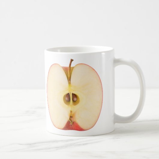 Mug La moitié de la pomme rouge (Droite)