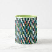 Mug La moitié du siècle Teal moderne et motif de (Centre)