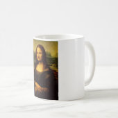 Mug La Mona Lisa par Leonardo da Vinci C. 1503-1505 (Devant droit)