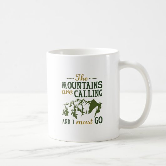 Mug La Montagne Appelle (Droite)