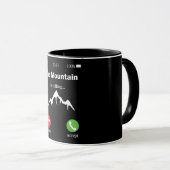 Mug La Montagne Appelle (Devant droit)