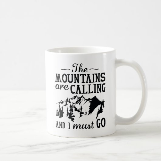 Mug La Montagne Appelle (Droite)