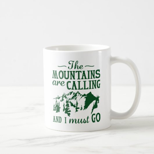 Mug La Montagne Appelle (Droite)