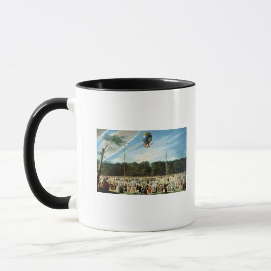 Mug La montée du ballon de Montgolfier à (Gauche)