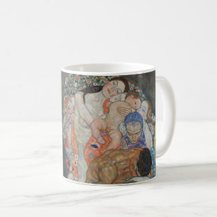 Mug La Mort et la Vie par Gustav Klimt Art Nouveau vin