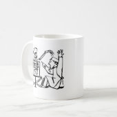 Mug La mort et le docteur de rayon X circa 1951 (Devant gauche)