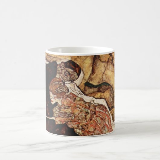 Mug La mort et le fou par Egon Schiele (Centre)