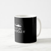 Mug La mouche qu'il vous aiment a volé le pilote (Devant droit)