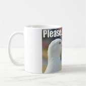 Mug La mouette drôle veuillez ne pas faire juste (Gauche)