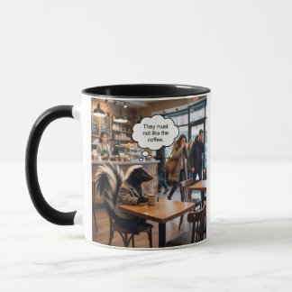 Mug La mouffette continue à être dans le déni