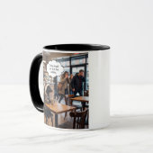 Mug La mouffette continue à être dans le déni (Devant gauche)
