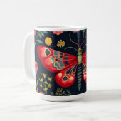 Mug La Mousse Rouge Dans Le Jardin De Nuit (Devant gauche)