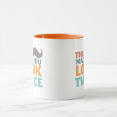 Mug La Moustache Vous A Fait Avoir L'Air Drôle Mustach (Centre)