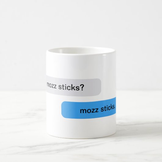 Mug La mozzarella chante la bouillie de café (Centre)