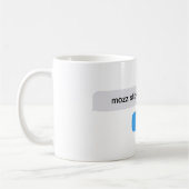 Mug La mozzarella chante la bouillie de café (Gauche)