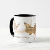 Mug La musique a le papillon des ailes (Devant gauche)