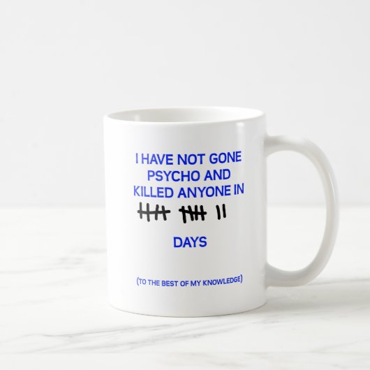 Mug La Musique Drôle Psycho (Droite)