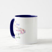 Mug La musique est ce que les sentiments sonnent comme (Devant gauche)